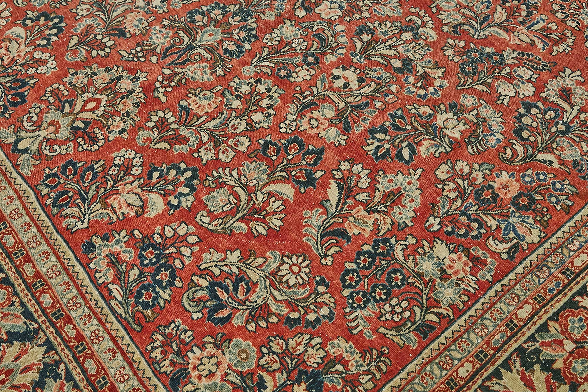 9x11 Beige Vintage Large Area Rug - 50198