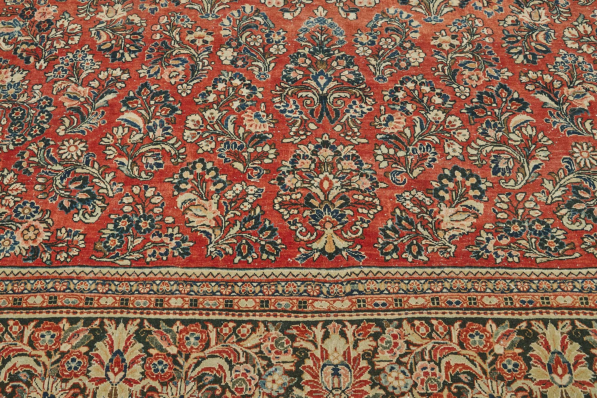 9x11 Beige Vintage Large Area Rug - 50198