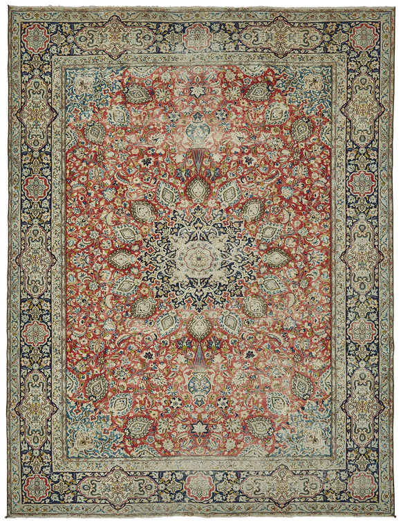 8x10 Beige Vintage Large Area Rug - 50199