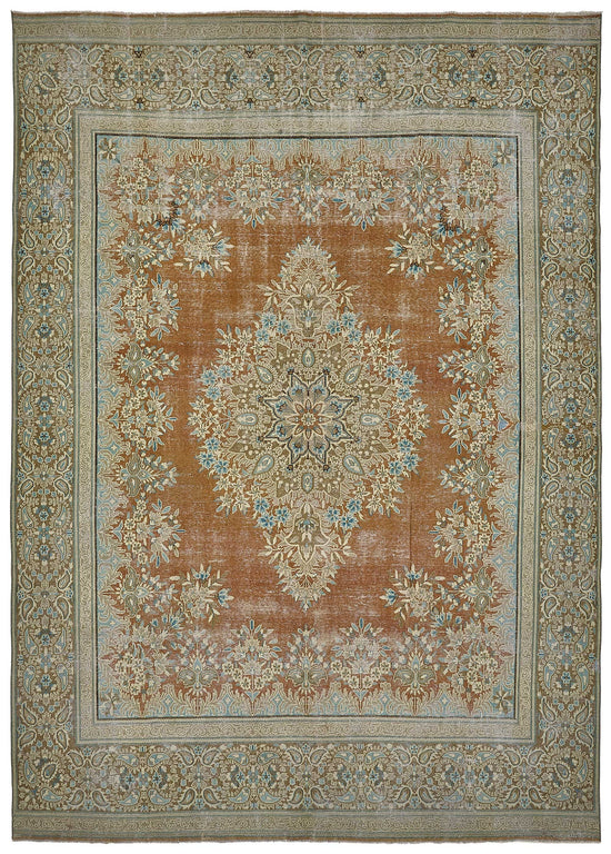 9x12 Beige Vintage Large Area Rug - 50201