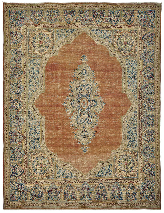 10x13 Beige Vintage Large Area Rug - 50202