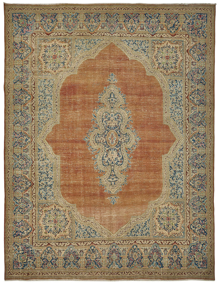 10x13 Beige Vintage Large Area Rug - 50202