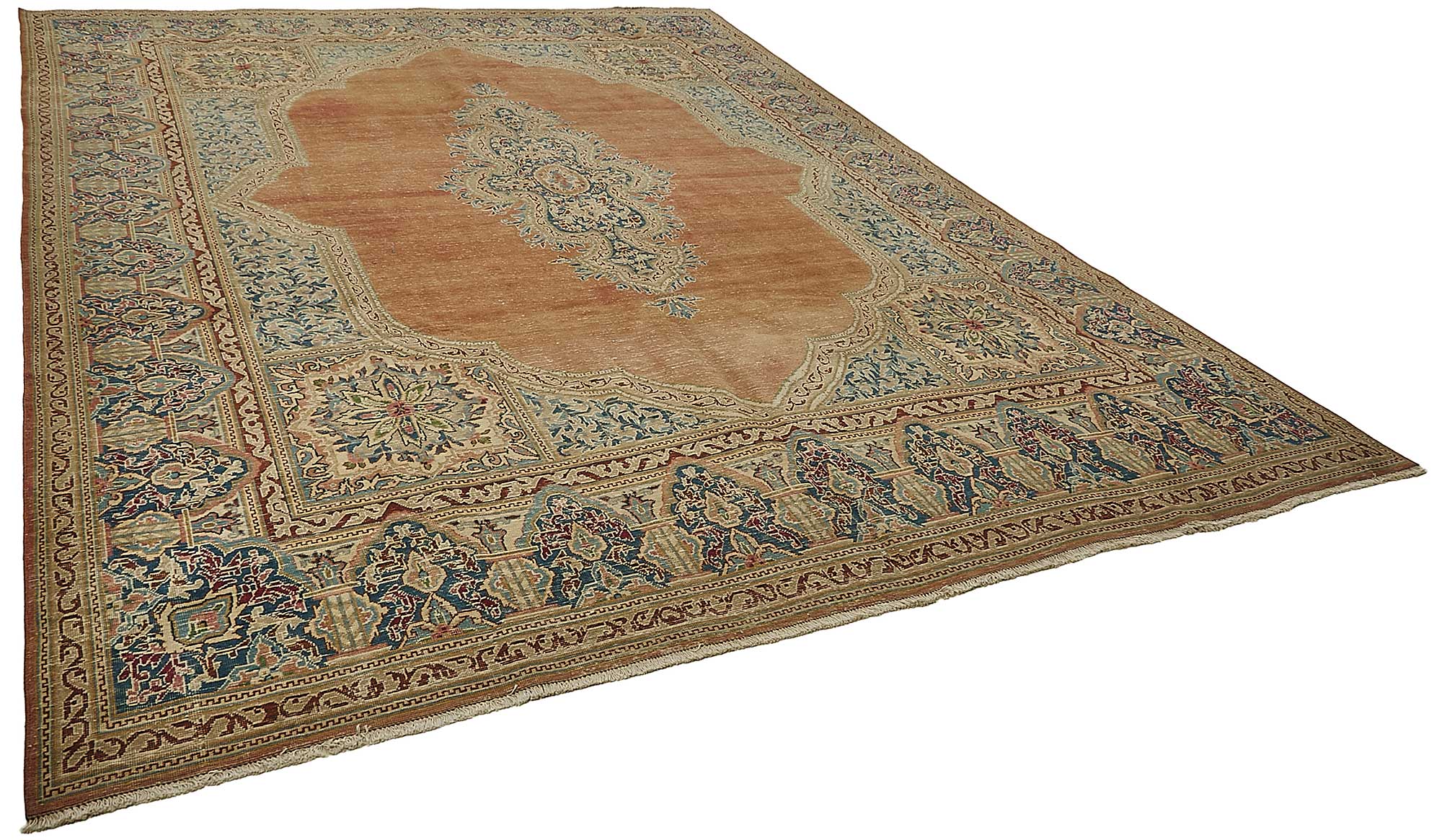 10x13 Beige Vintage Large Area Rug - 50202