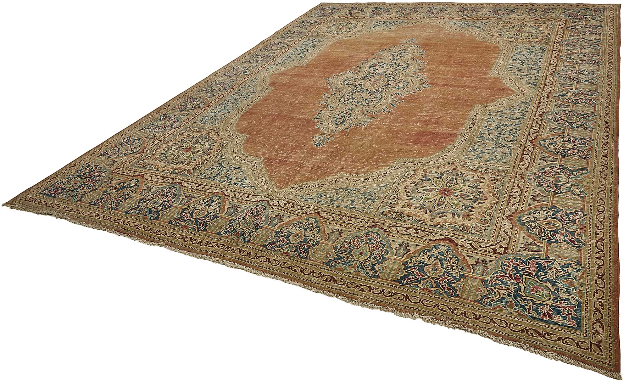 10x13 Beige Vintage Large Area Rug - 50202