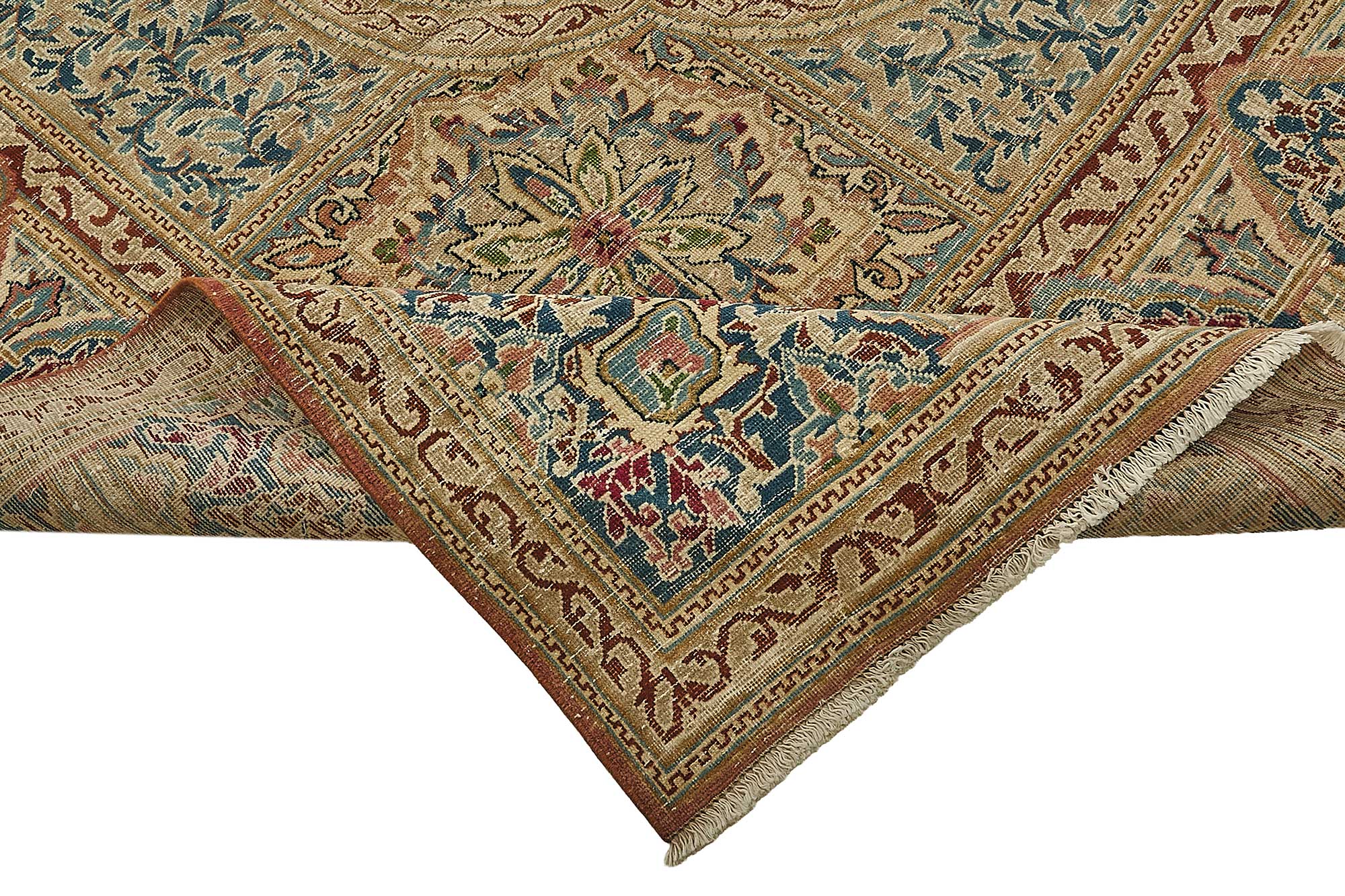 10x13 Beige Vintage Large Area Rug - 50202