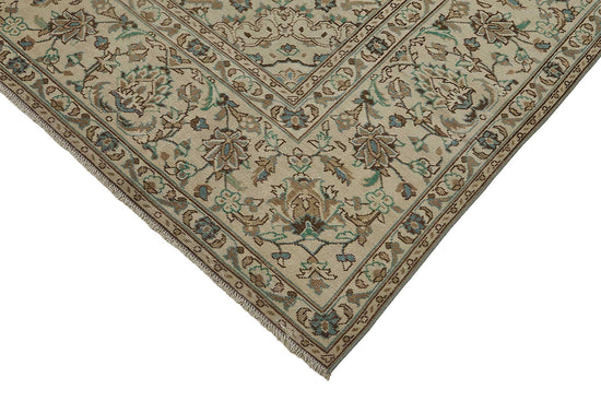 8x11 Beige Vintage Large Area Rug - 50204