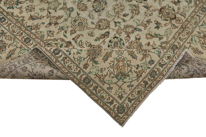 8x11 Beige Vintage Large Area Rug - 50204