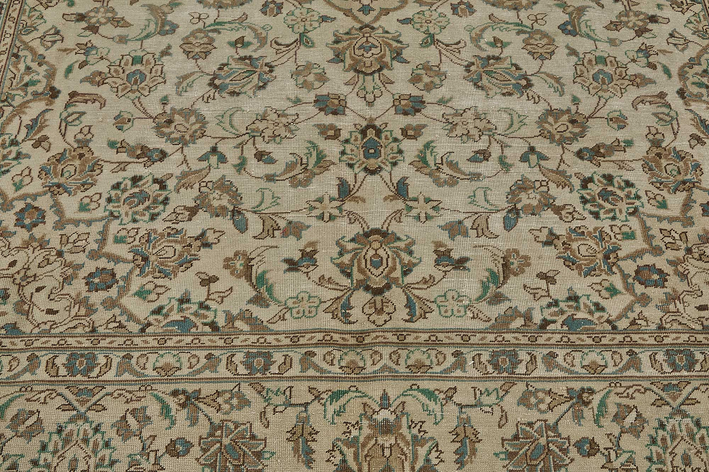 8x11 Beige Vintage Large Area Rug - 50204