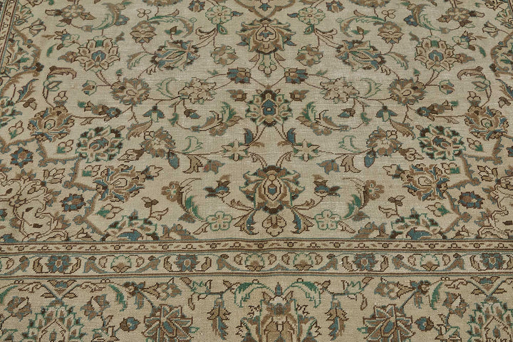 8x11 Beige Vintage Large Area Rug - 50204