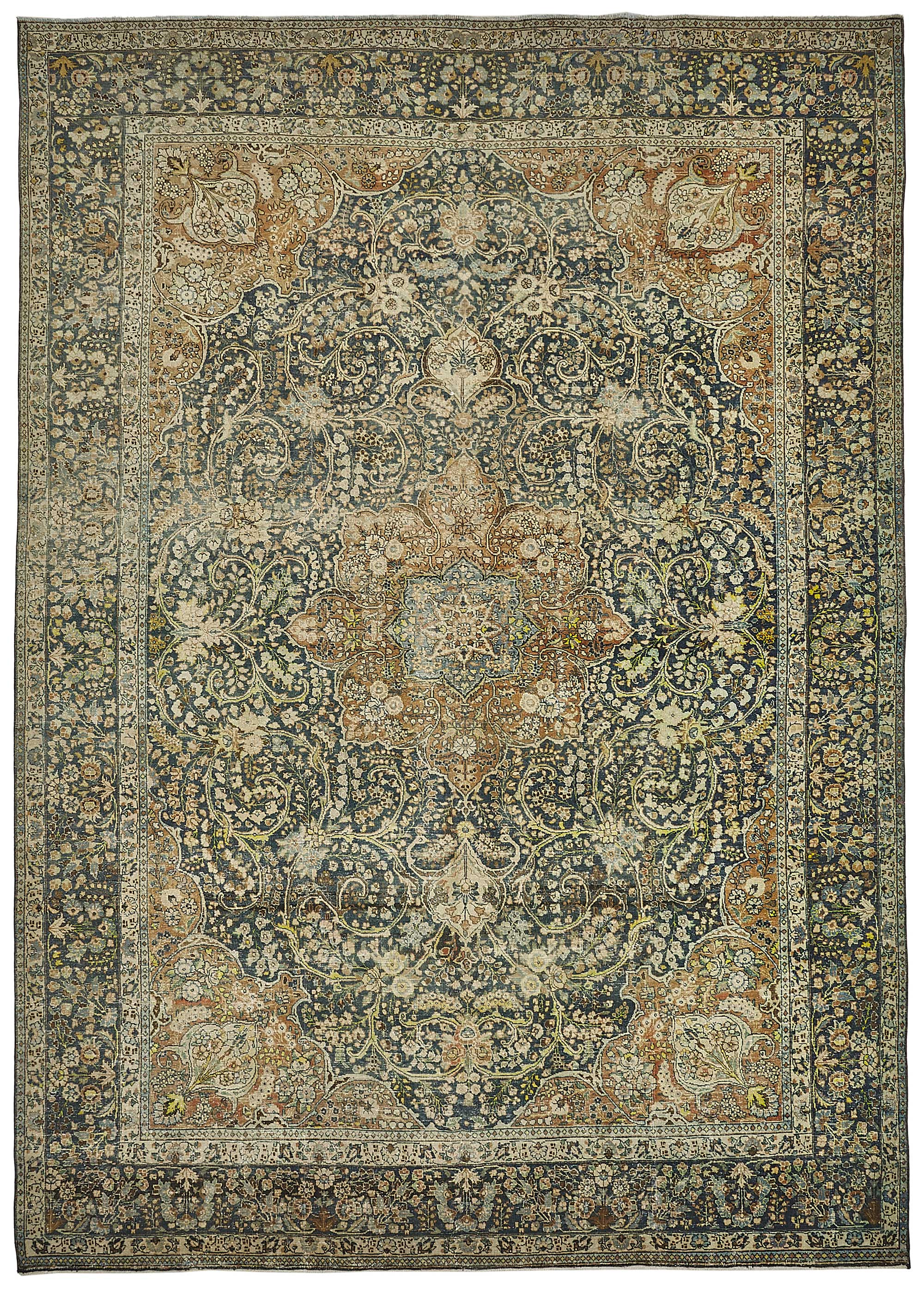 10x13 Beige Vintage Large Area Rug - 50205