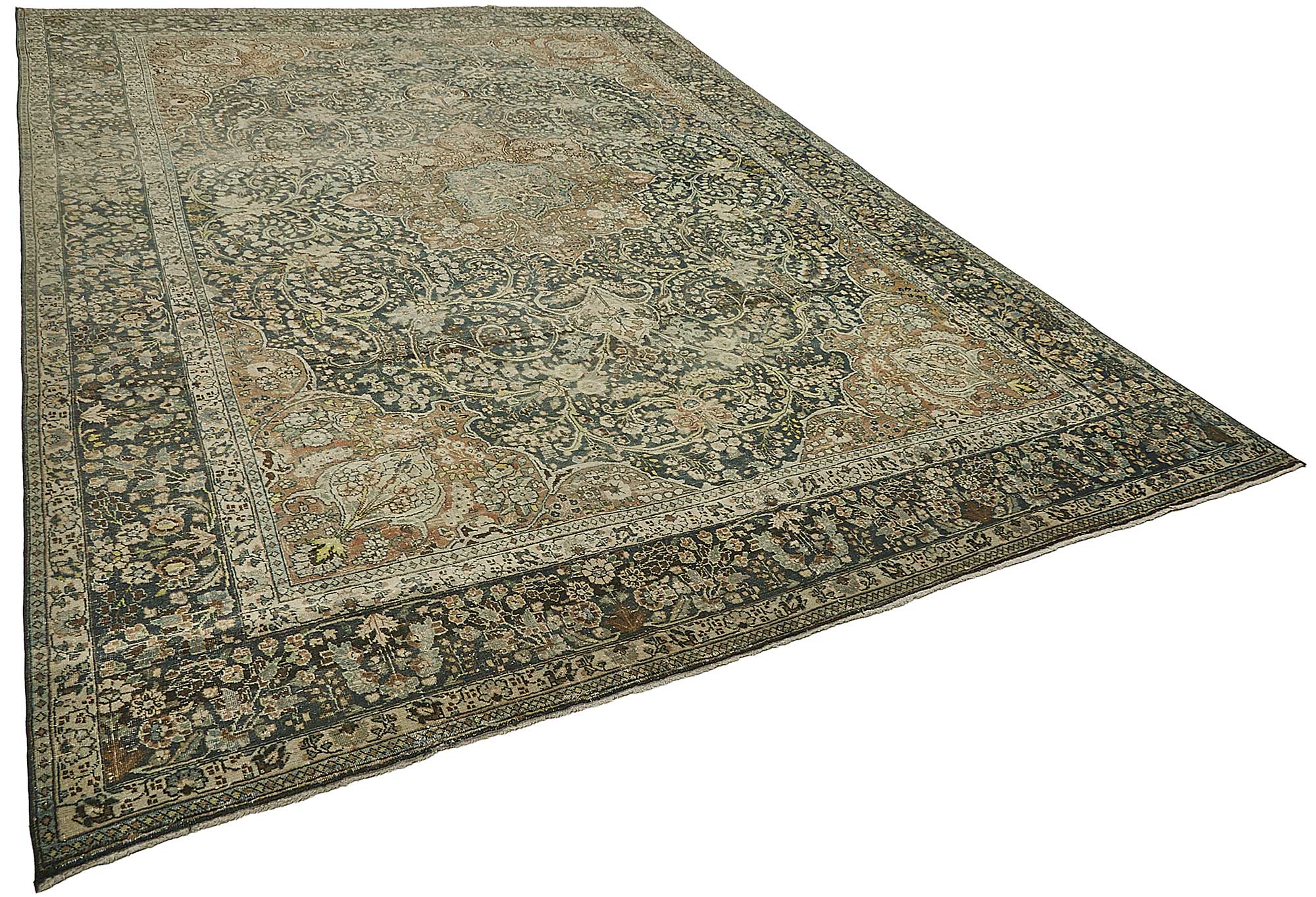 10x13 Beige Vintage Large Area Rug - 50205