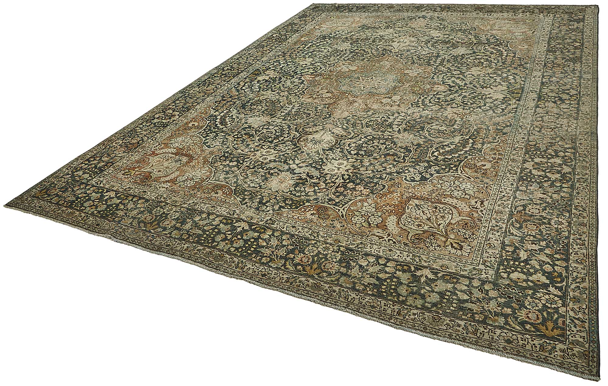 10x13 Beige Vintage Large Area Rug - 50205