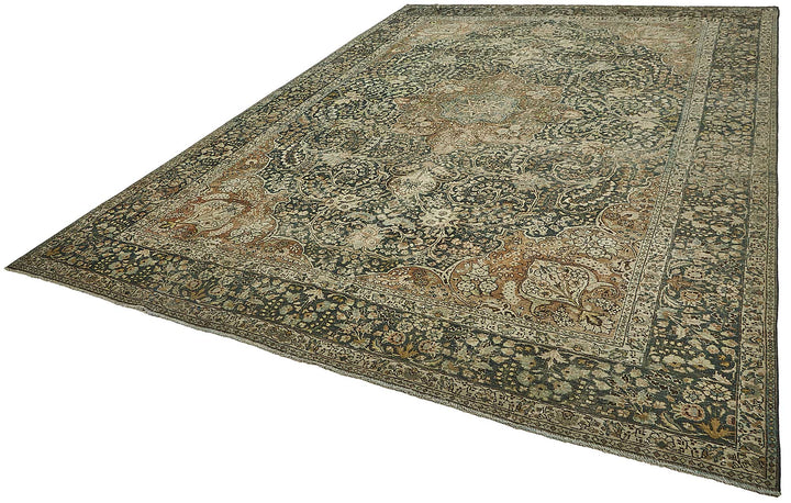 10x13 Beige Vintage Large Area Rug - 50205