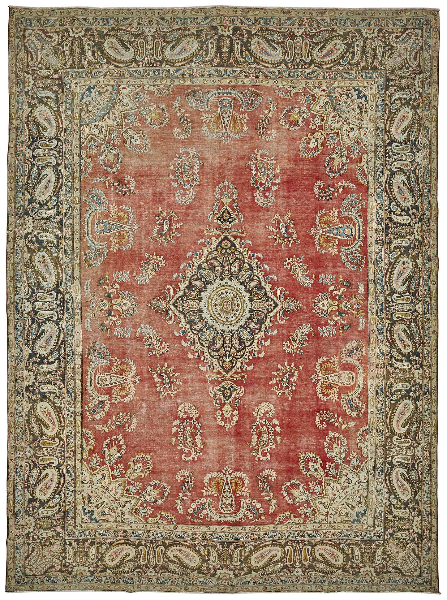 9x13 Beige Vintage Large Area Rug - 50206