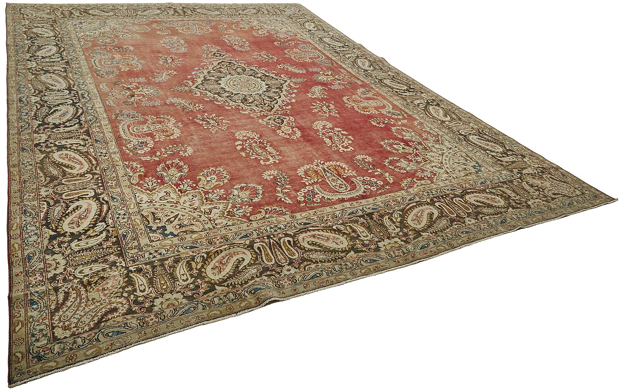 9x13 Beige Vintage Large Area Rug - 50206