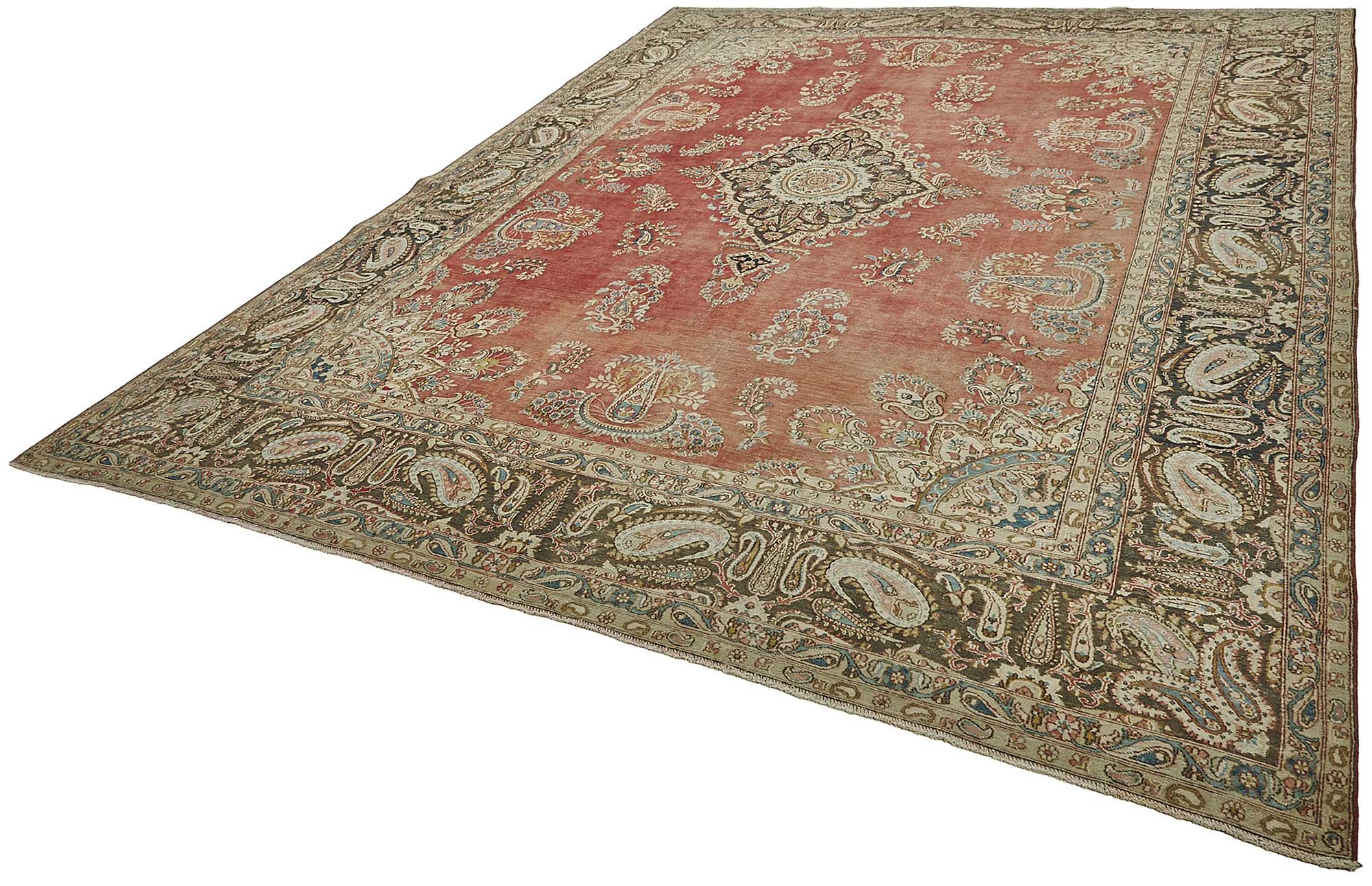 9x13 Beige Vintage Large Area Rug - 50206