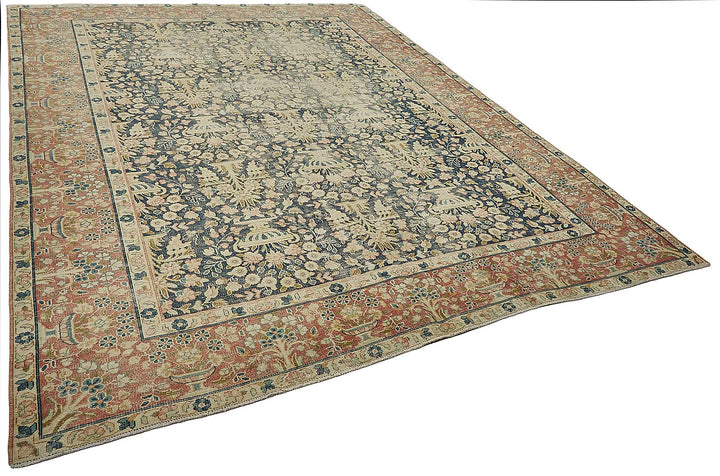 8x11 Beige Vintage Large Area Rug - 50207