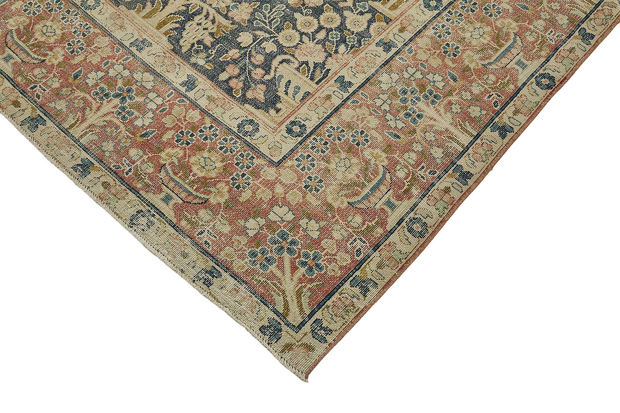 8x11 Beige Vintage Large Area Rug - 50207