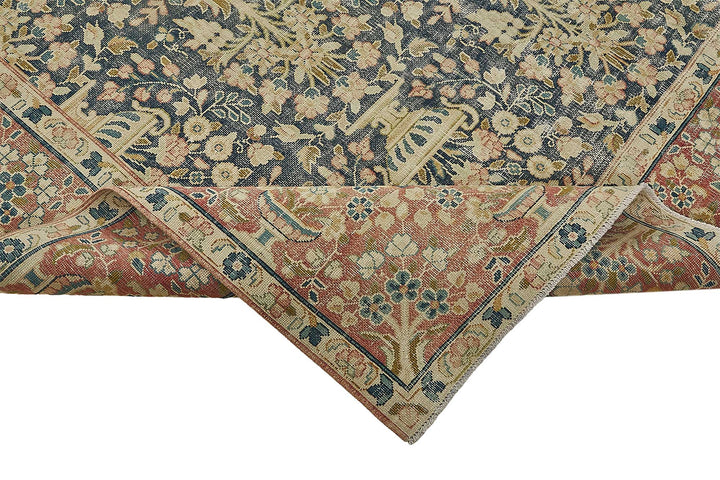 8x11 Beige Vintage Large Area Rug - 50207
