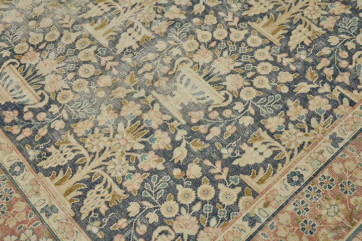 8x11 Beige Vintage Large Area Rug - 50207