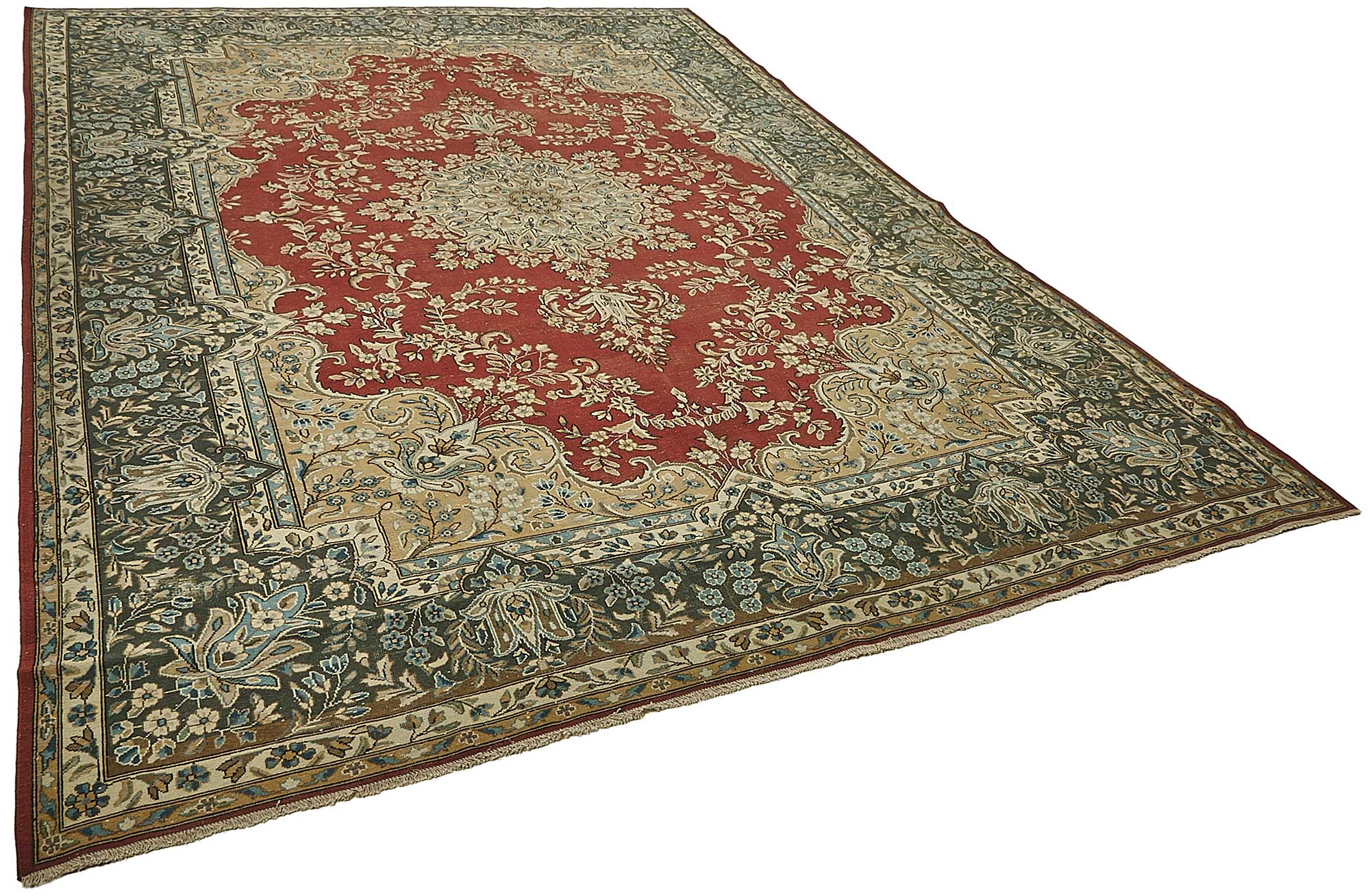 9x12 Beige Vintage Large Area Rug - 50208