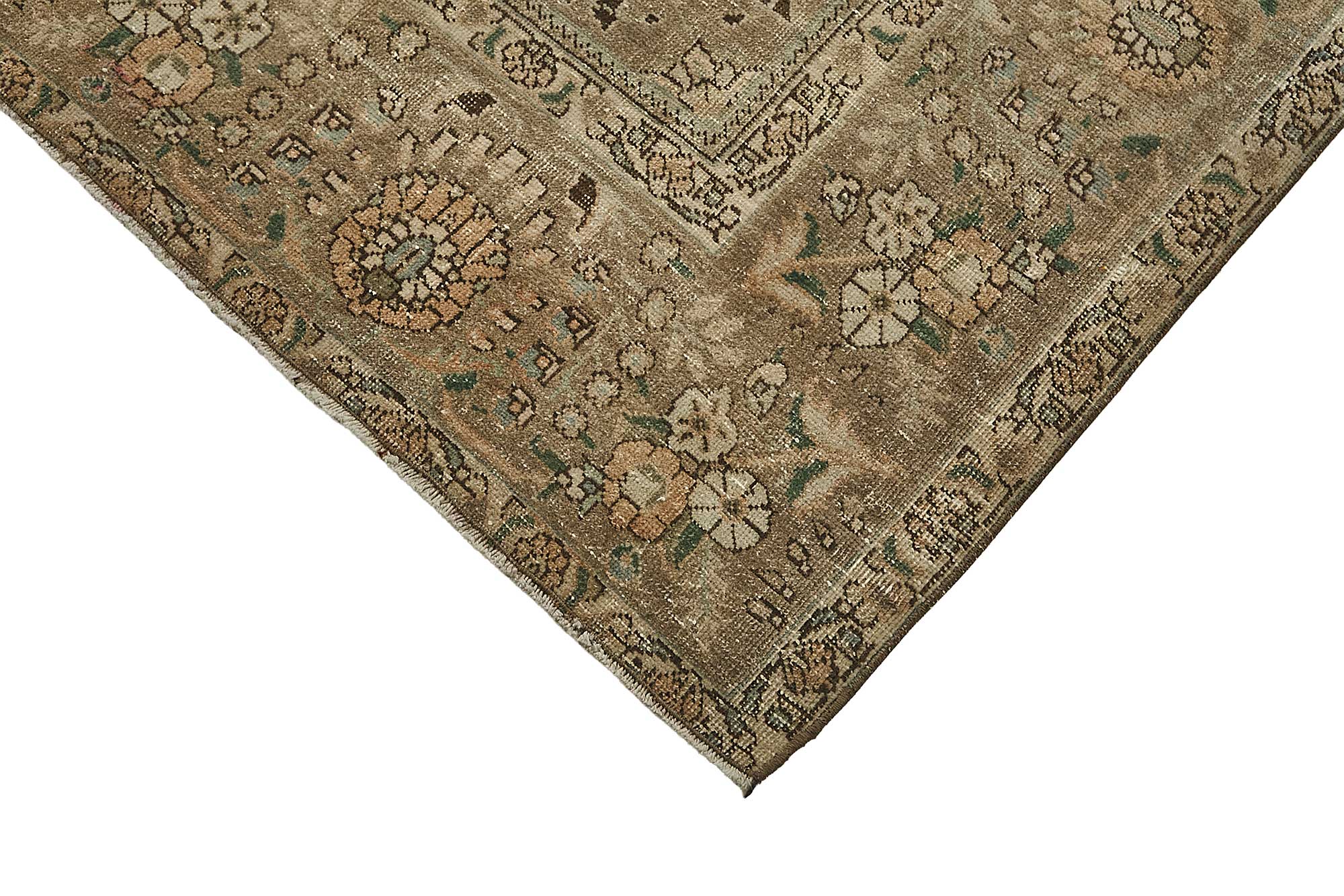 10x13 Beige Vintage Large Area Rug - 50233