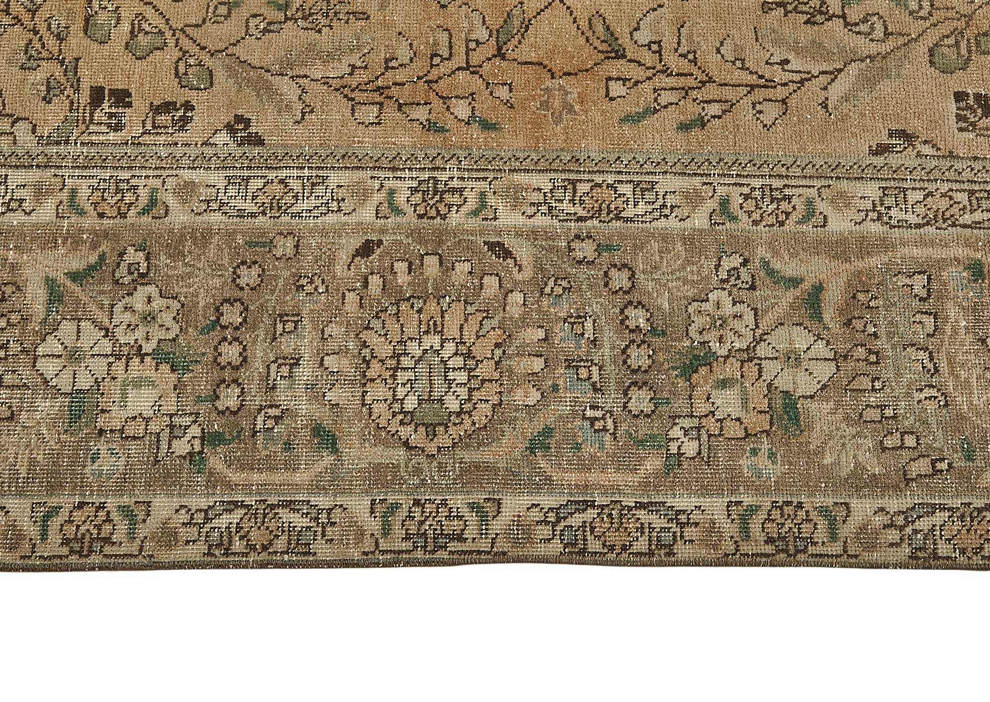 10x13 Beige Vintage Large Area Rug - 50233