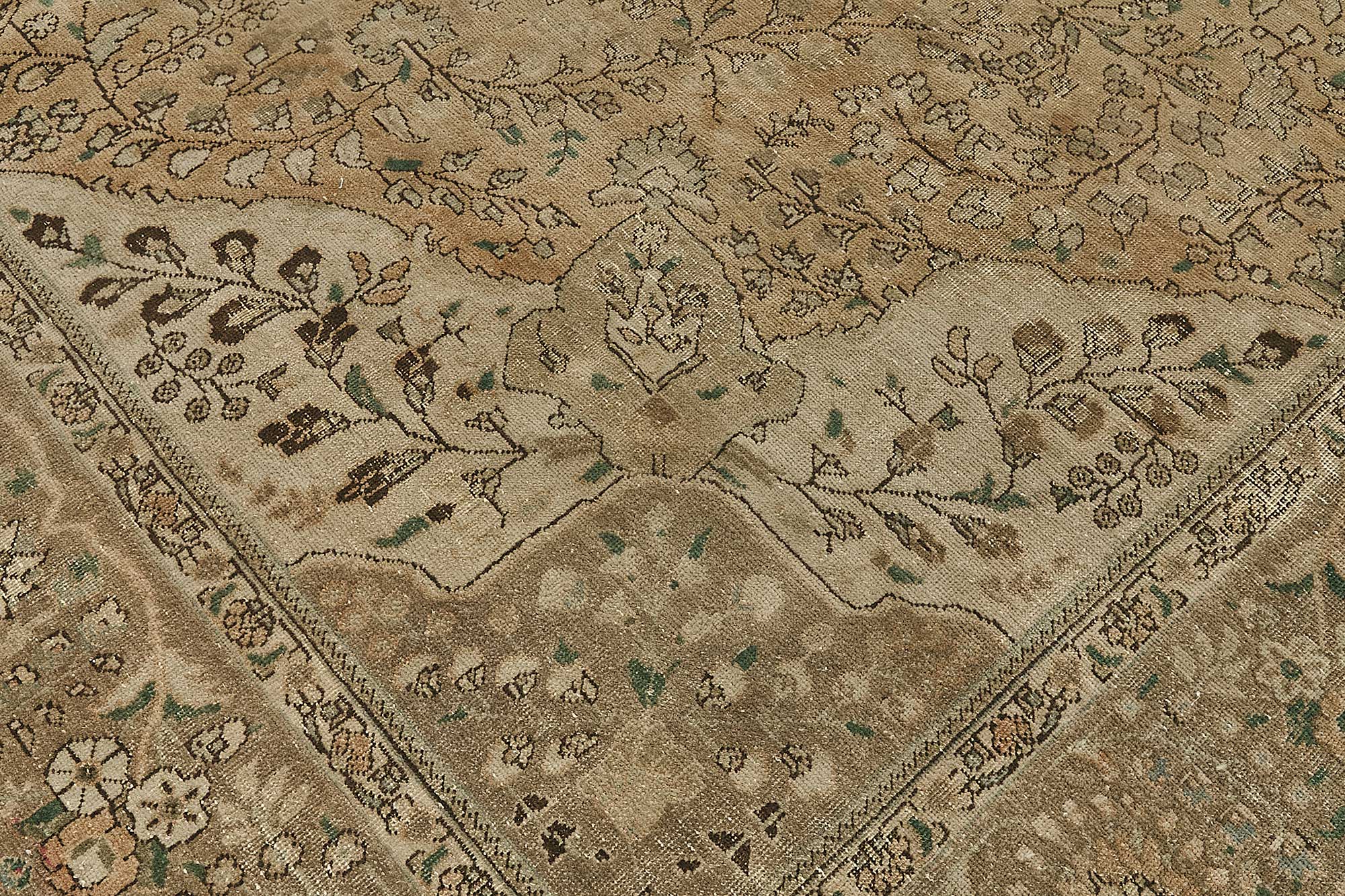 10x13 Beige Vintage Large Area Rug - 50233