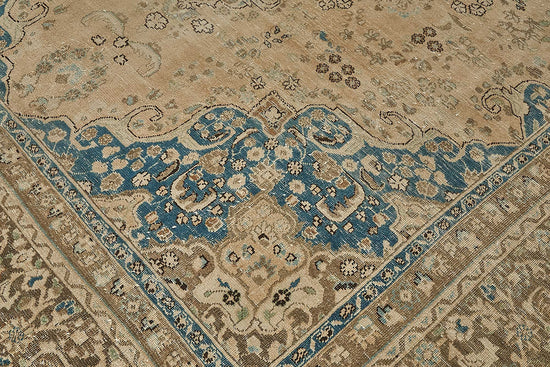 10x12 Beige Vintage Large Area Rug - 50234