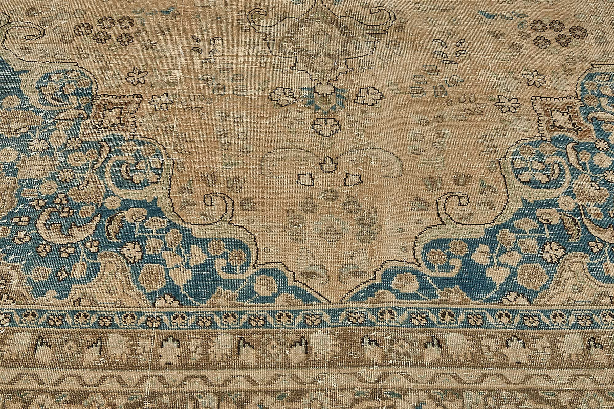 10x12 Beige Vintage Large Area Rug - 50234