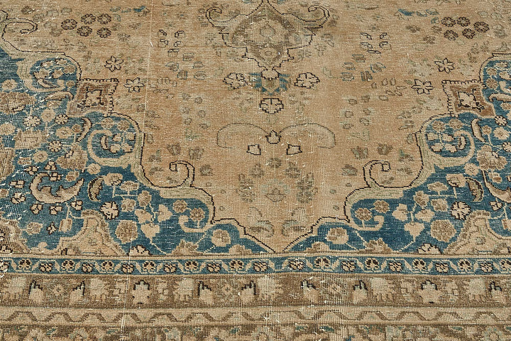 10x12 Beige Vintage Large Area Rug - 50234