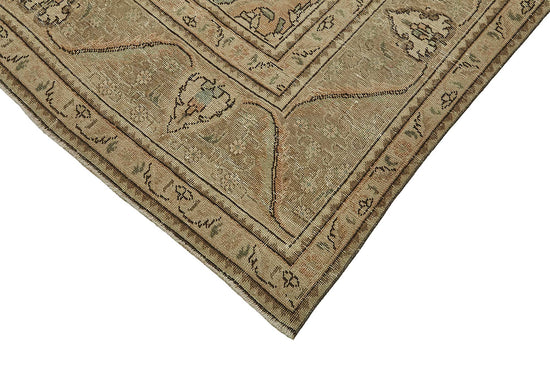 10x12 Beige Vintage Large Area Rug - 50235