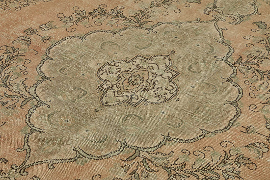 10x12 Beige Vintage Large Area Rug - 50235