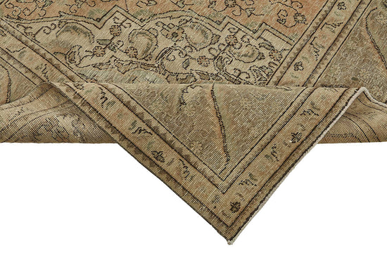 10x12 Beige Vintage Large Area Rug - 50235