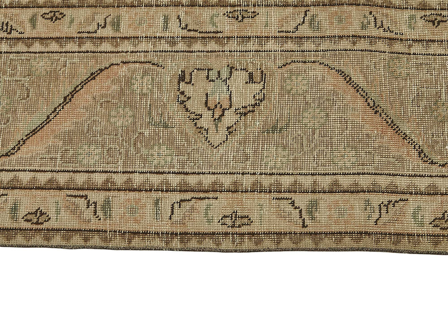 10x12 Beige Vintage Large Area Rug - 50235