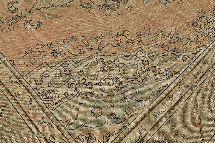 10x12 Beige Vintage Large Area Rug - 50235