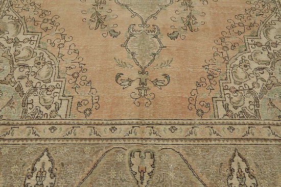 10x12 Beige Vintage Large Area Rug - 50235