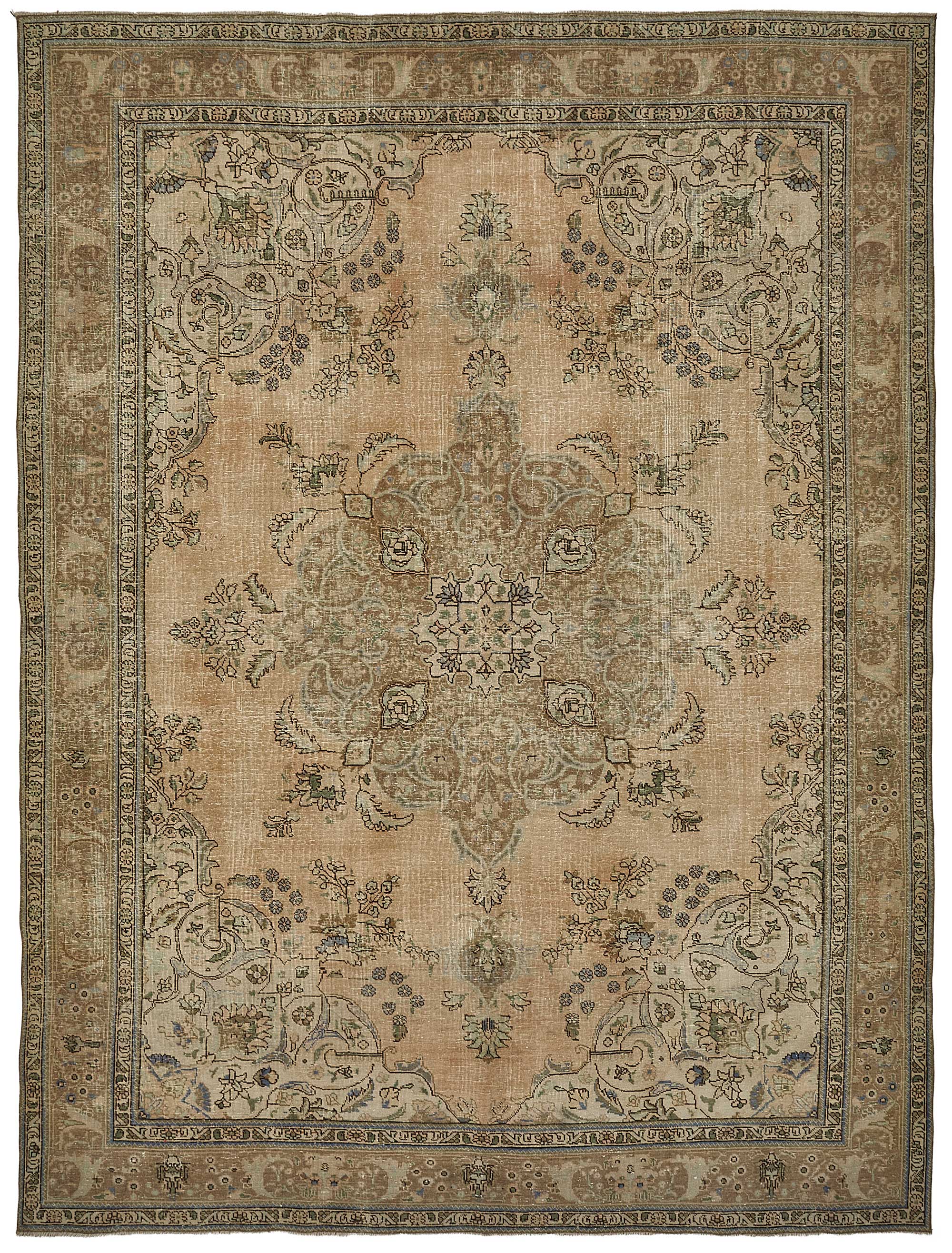 9x12 Beige Vintage Large Area Rug - 50236