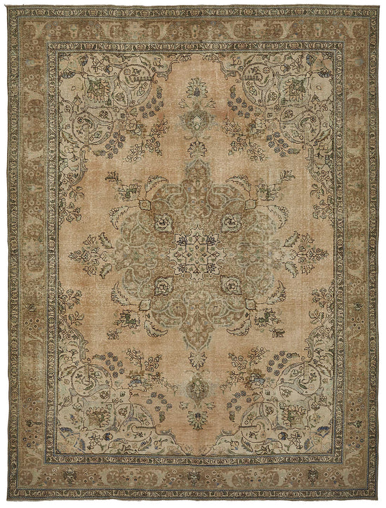 9x12 Beige Vintage Large Area Rug - 50236