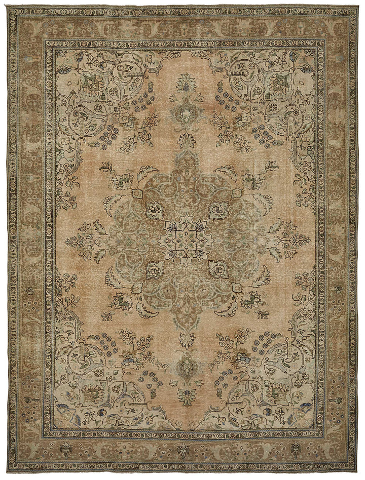 9x12 Beige Vintage Large Area Rug - 50236