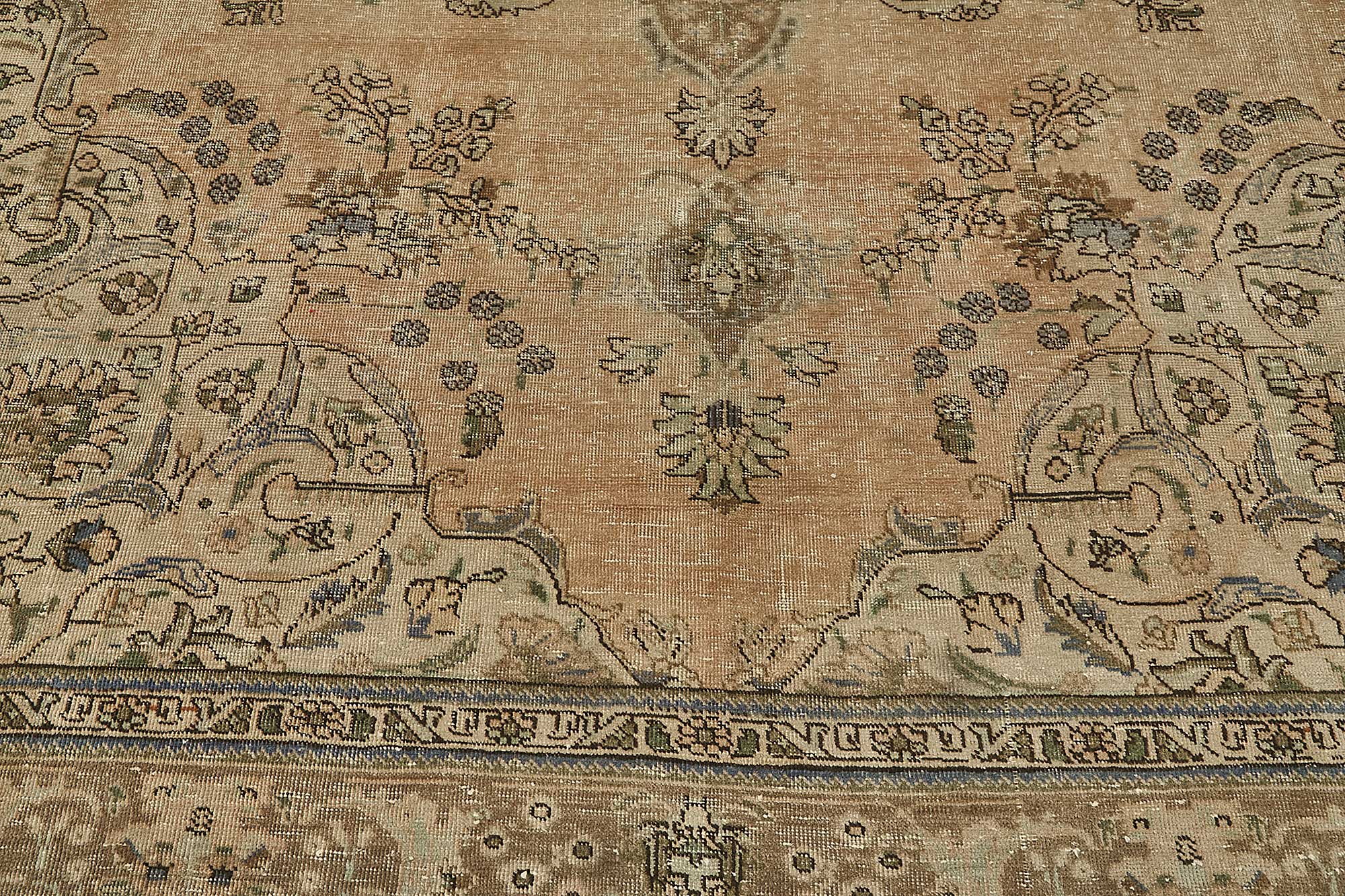 9x12 Beige Vintage Large Area Rug - 50236