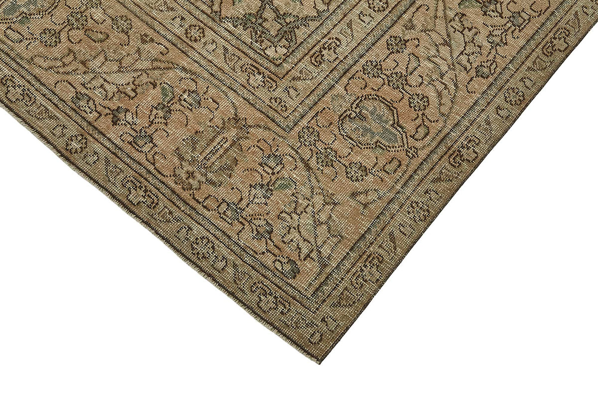 10x12 Beige Vintage Large Area Rug - 50238