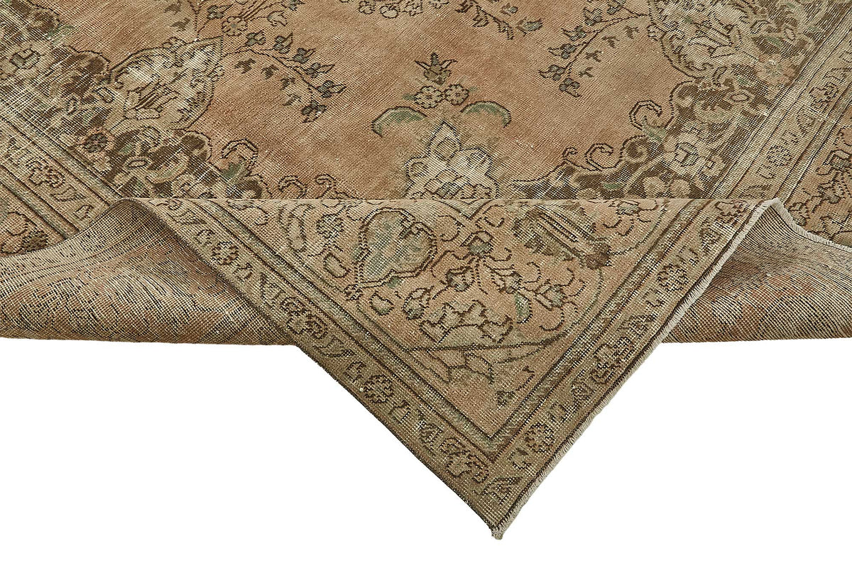 10x12 Beige Vintage Large Area Rug - 50238