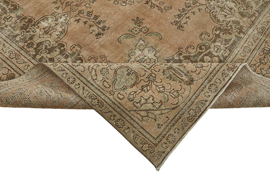 10x12 Beige Vintage Large Area Rug - 50238
