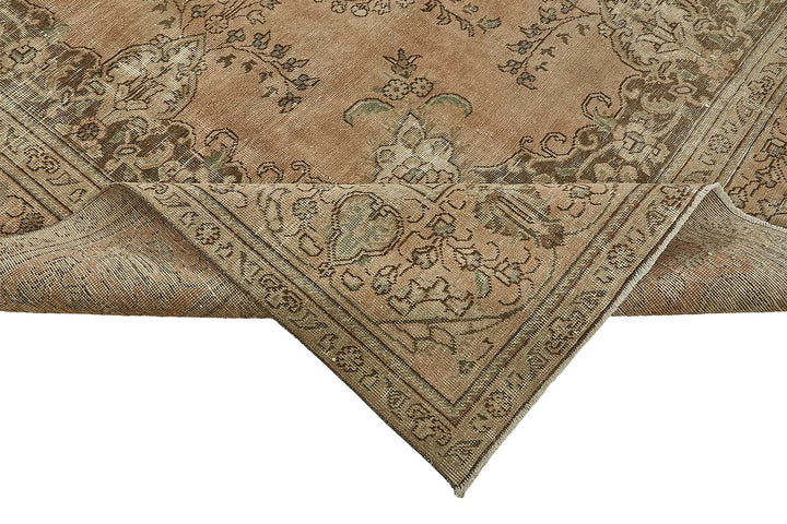 10x12 Beige Vintage Large Area Rug - 50238