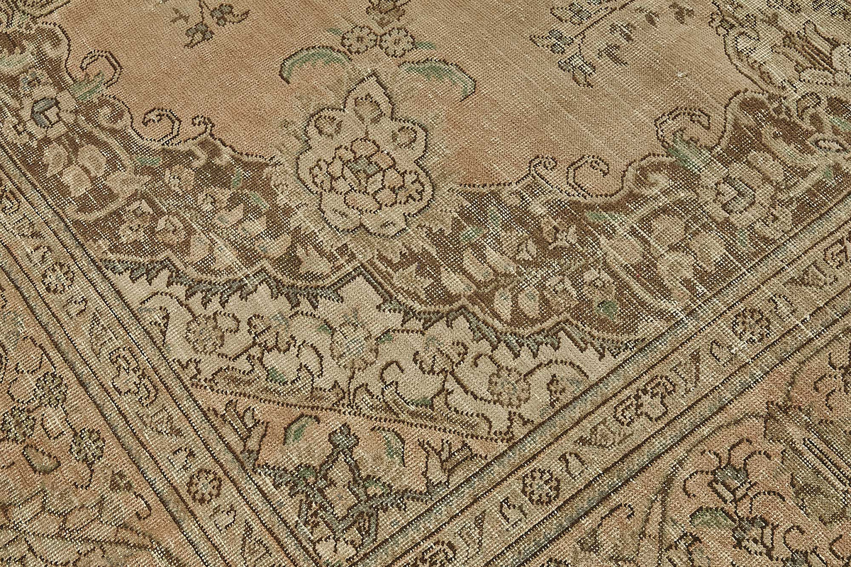 10x12 Beige Vintage Large Area Rug - 50238
