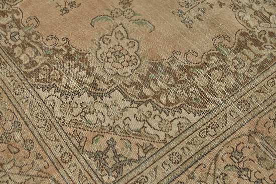 10x12 Beige Vintage Large Area Rug - 50238