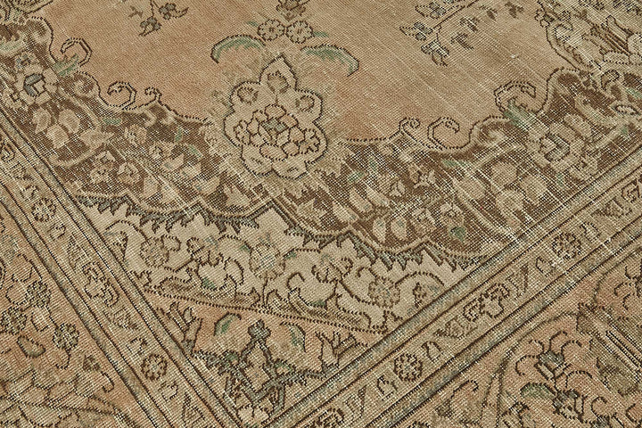 10x12 Beige Vintage Large Area Rug - 50238