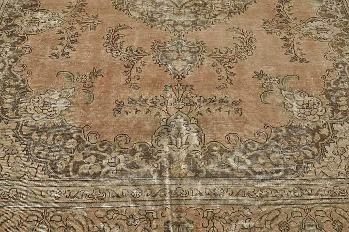 10x12 Beige Vintage Large Area Rug - 50238