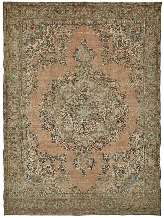 9x12 Beige Vintage Large Area Rug - 50239